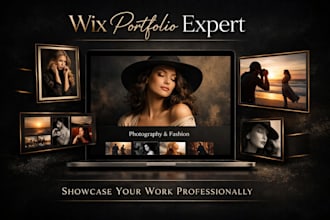 wix portfolio website wix photography website wix model portfolio wix expert