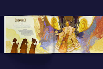 create detailed narrative illustrations