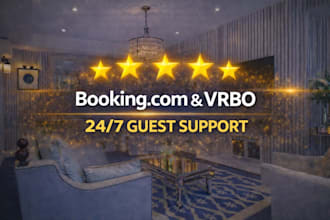 handle 24 hour booking com and vrbo guest communication professionally