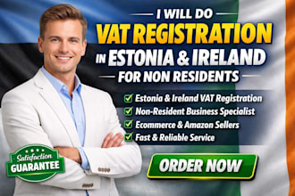 do vat registration in estonia and ireland for non residents