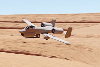 create aircraft 3d models for your game