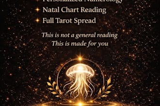 personalized tarot reading with numerology and natal chart