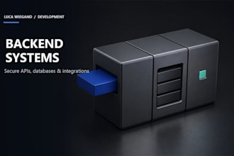 build secure backend apis databases and integrations