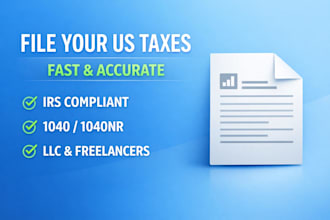 prepare and efile US tax returns under irs enrolled agent CPA
