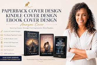 paperback cover design kindle cover design ebook cover design amazon cover