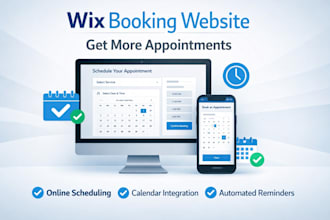 wix booking website wix appointment website wix business website wix expert