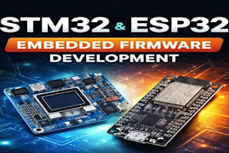 build esp32 iot pcb design and embedded firmware project