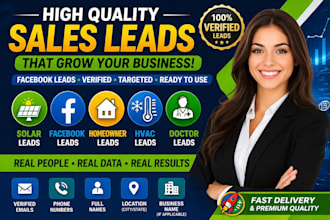 provide solar leads home owner leads sales leads homeowners leads facebook ads