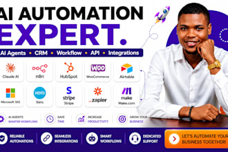 claude ai n8n hubspot woocommerce automation airtable microsoft 365 xero stripe