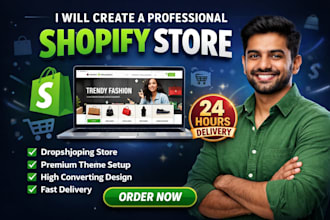 develop custom shopify website