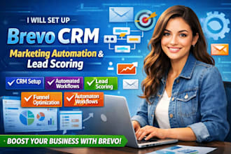 set up brevo CRM brevo marketing automation brevo lead scoring and workflow