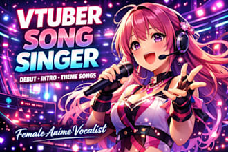 be your vtuber song singer vtuber debut intro theme female vocalist
