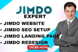 design jimdo website, redesign jimdo website, jimdo SEO setup