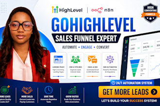 gohighlevel salesfunnel setup n8n go high level course gohighlevel landing page