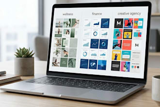 create branded social media content and marketing visuals