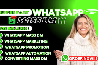 do whatsapp marketing, bulk messaging, whatsapp mass dms, whatsapp bulk dms
