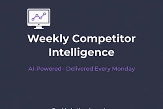deliver a weekly ai powered competitor intelligence brief