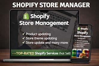 setup shopify dropshipping store manage shopify store shopify expert