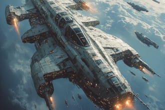 design spaceships and sci fi vehicles