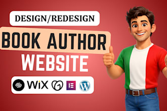 book author website, author writer website ebook website funnel landing page