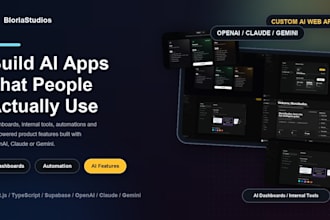 build a custom ai web app for your business