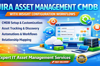 build jira asset management cmdb with insight configuration workflows