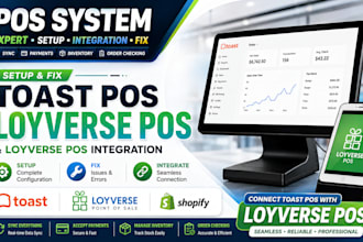 setup fix toast loyverse pos clover shopify pos integration for restaurant store
