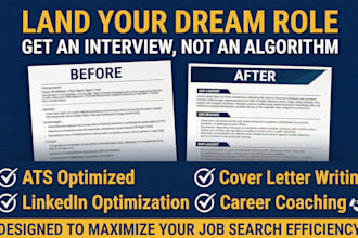 write ats optimized CV, cover letter and linkedin for tech and consulting roles
