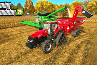 create custom farming simulator maps and tractor for farming