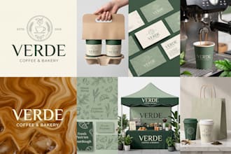 create elegant arabic logo and empower brand visual identity