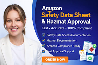 create amazon safety data sheet documentation hazardous compliance approval