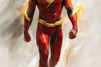 do a superhero comic