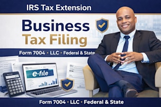 e file business tax extension, irs form 7004, llc tax filing, federal and state