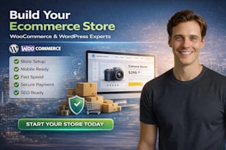 build high converting ecommerce website webshop with wordpress woocommerce