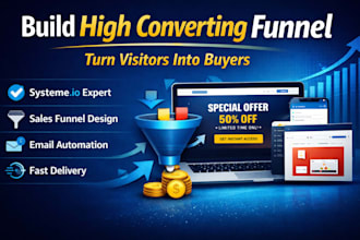 build high converting systeme io sales funnel that drives sales