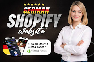 design german shopify store, redesign shopify store, deutsch dropshipping store