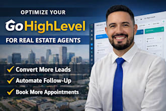 set up and optimize gohighlevel lead follow up system