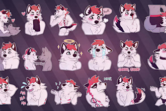 draw furry telegram stickers, nsfw furry stickers, animated discord stickers GIF