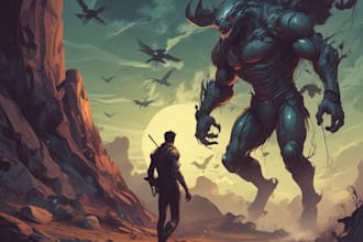 comic book illustration with comic book illustrator