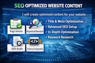 do onpage SEO optimization for wordpress shopify wix website