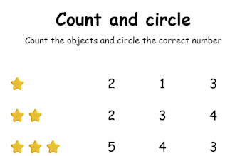 create printable count and circle worksheets for kids