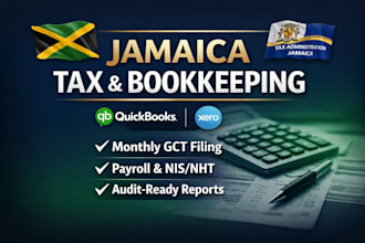 do jamaica bookkeeping tax filing gct payroll taj compliance quickbooks ifrs