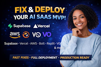 fix deploy lovable ai web app saas mvp supabase vercel aws replit base44 bolt v0
