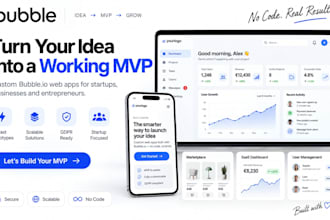 build german fast bubble io prototypes mvp no code saas for german startups gdpr