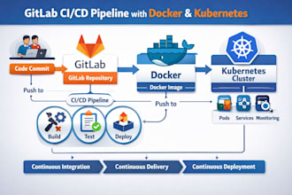 set up docker, kubernetes, ci cd pipeline, and devops on AWS
