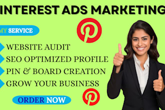 setup sales driven pinterest ads campaign pin and board creation for business