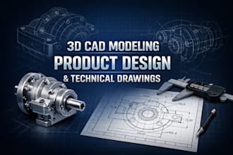 do 3d cad product design solidworks fusion 360 3d printing mechanical drawing