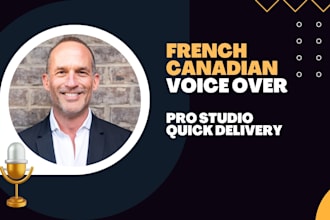 record a french canadian commercial voice over