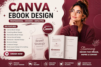 canva workbook, canva ebook design, real estate ebook, coaching ebook canva