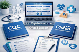 cqc registration, cqc compliant business plan, policies and procedures, ofsted